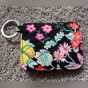Vera Bradley Campus Double ID Case With Keychain in Tangerine Twist Print
